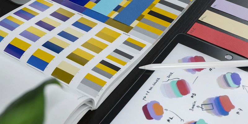 Brand identity concepts and graphic design materials
