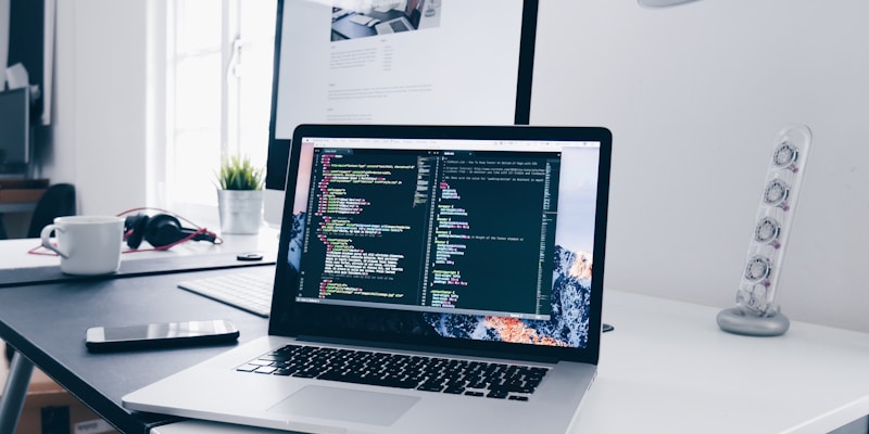 Developer workstation used to improve website speed and performance