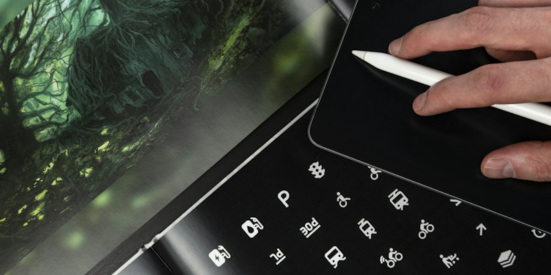 Colorful digital design materials and interface concepts